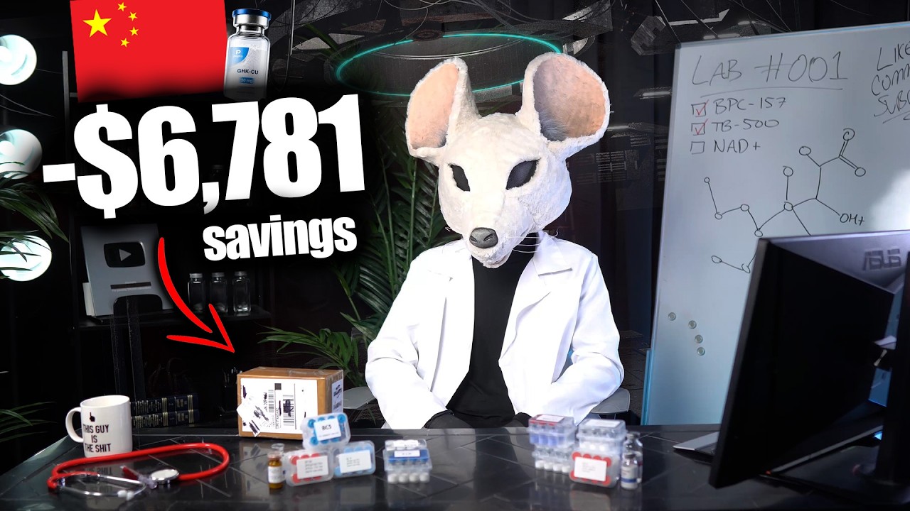 Video thumbnail: The Lab Rat breaks down $6,781 in peptide savings